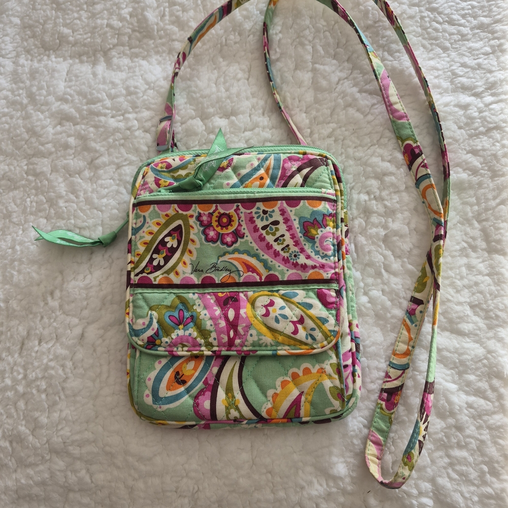 Vera Bradley Tutti Frutti Pattern Crossbody Bag